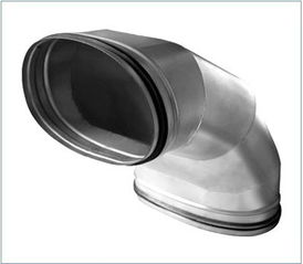 工業管道中的四種常見彎頭 90°彎頭、咬口彎、沖壓彎與蝦米彎及其連接件法蘭